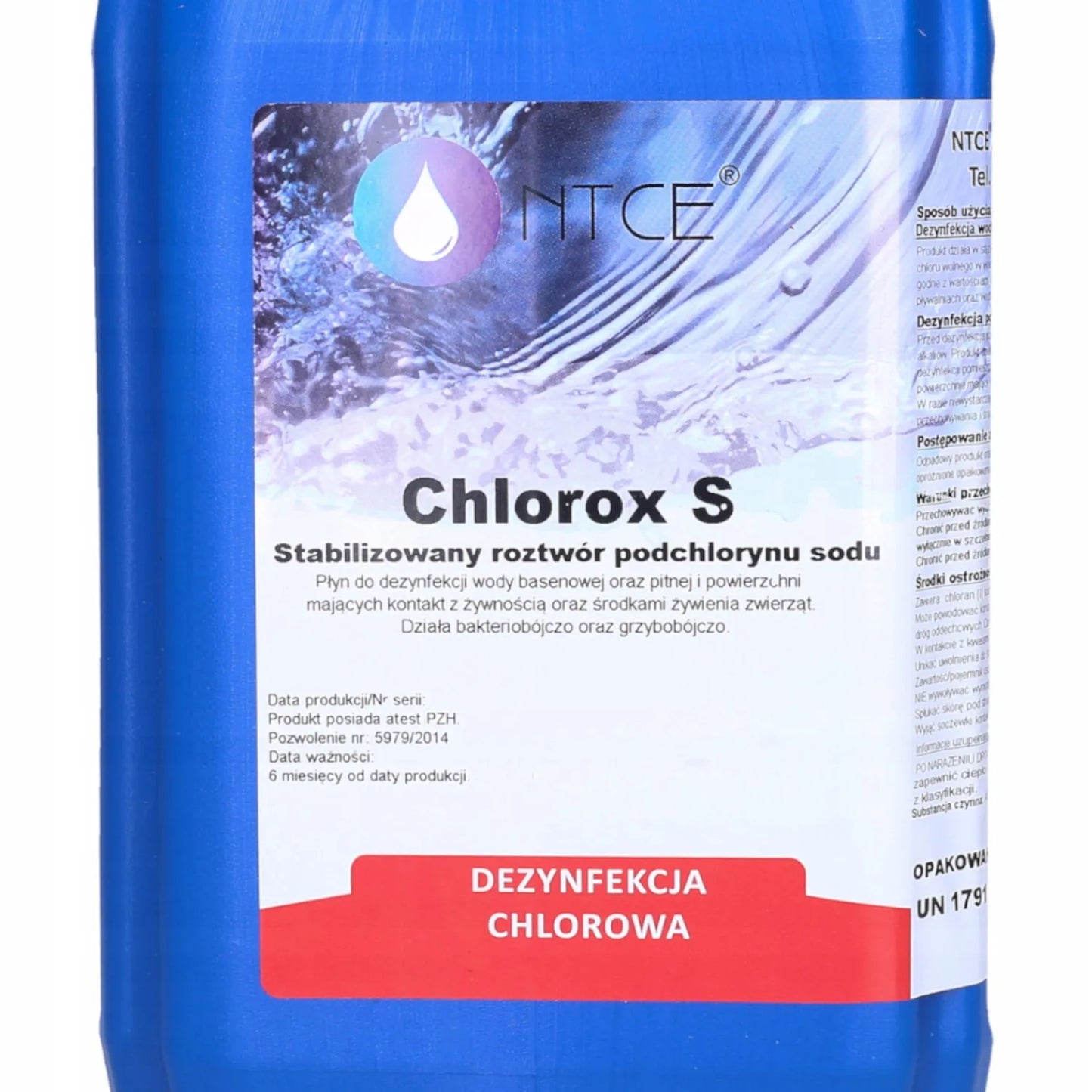 PODCHLORYN SODU STABILIZOWA5Y - Chlorox S